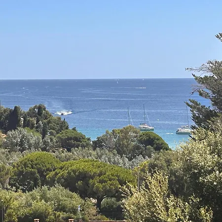 Daire Belle Vue Mer, A Pied, Terrasse, Jardin - Pramousquier Le Lavandou